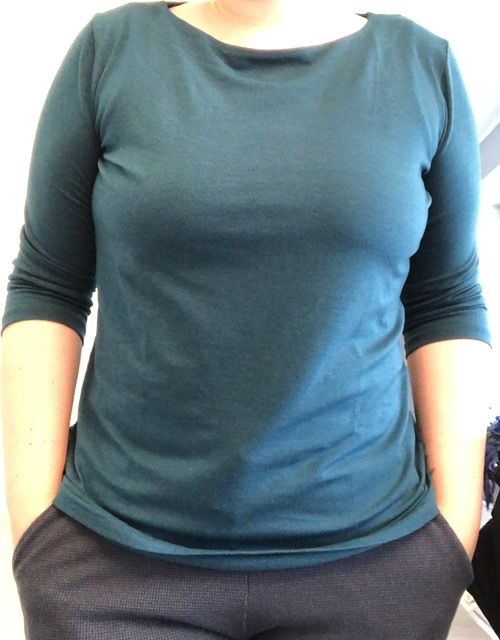 Customer photo review of *Freshly Baked* Boatneck Top