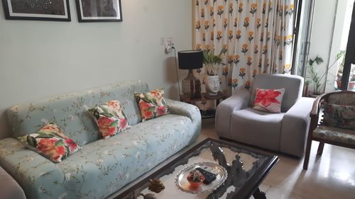 Customer photo review of Elastic Couch Cover