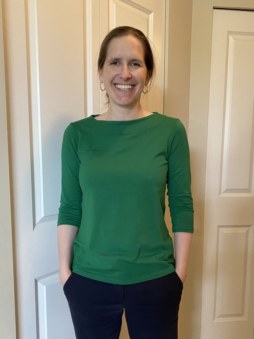 Customer photo review of *Freshly Baked* Boatneck Top