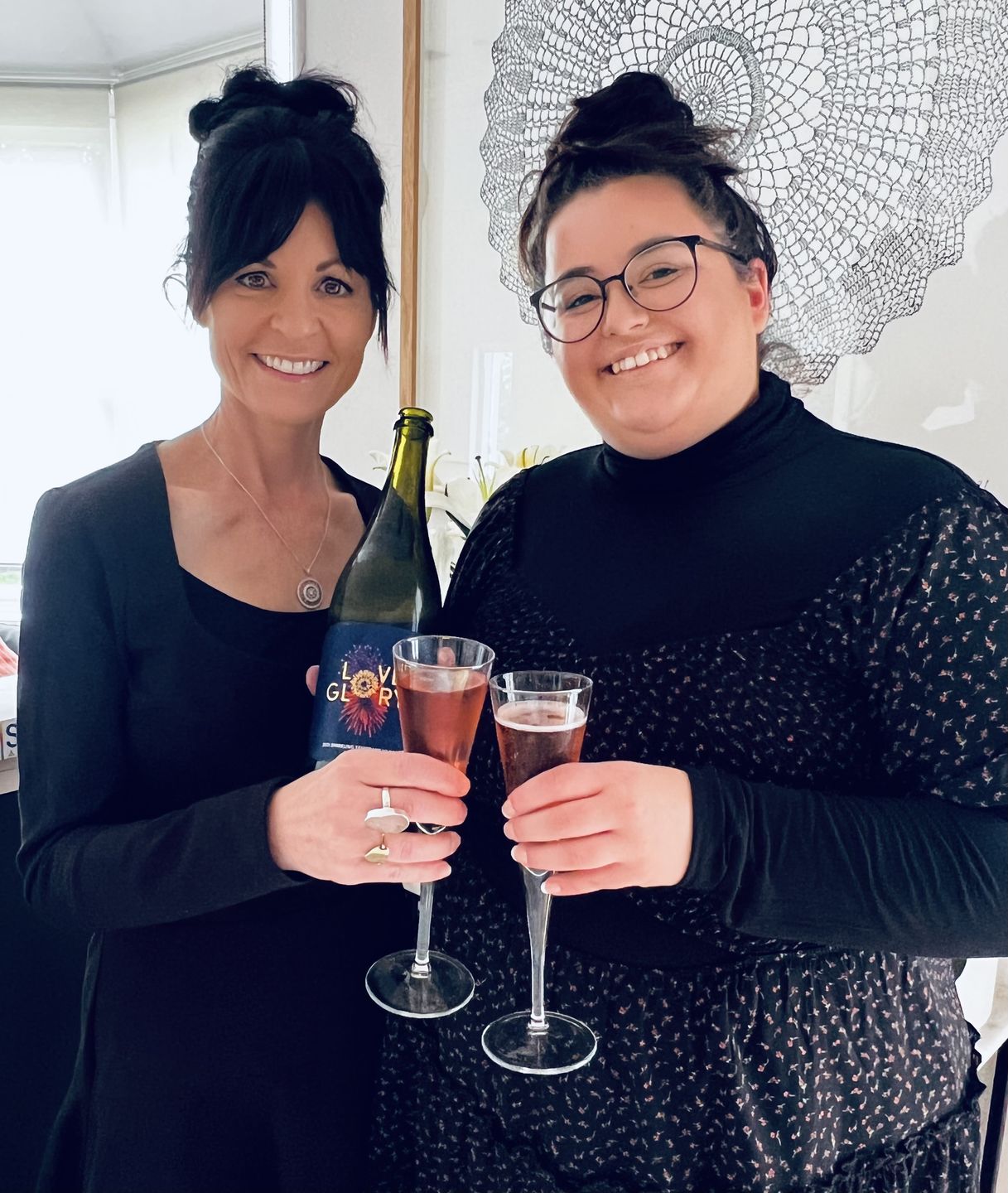 Customer photo review of Sparkling Tempranillo Rosé | 6 Pack