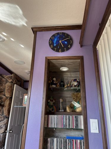 Customer photo review of Modern Visions Geometric Wall Clock