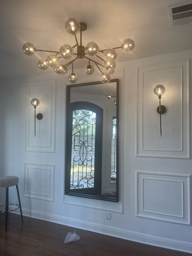 Customer photo review of Modern Sputnik Branching Bubble Chandelier