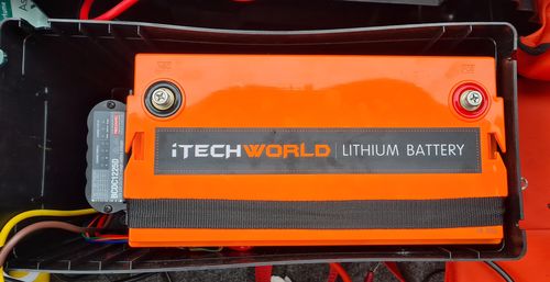 Customer photo review of iTECH120X 12v 120Ah Lithium Deep Cycle Battery LiFePO4
