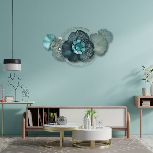 Customer photo review of Metal Wall Art 98x57 FLORAL