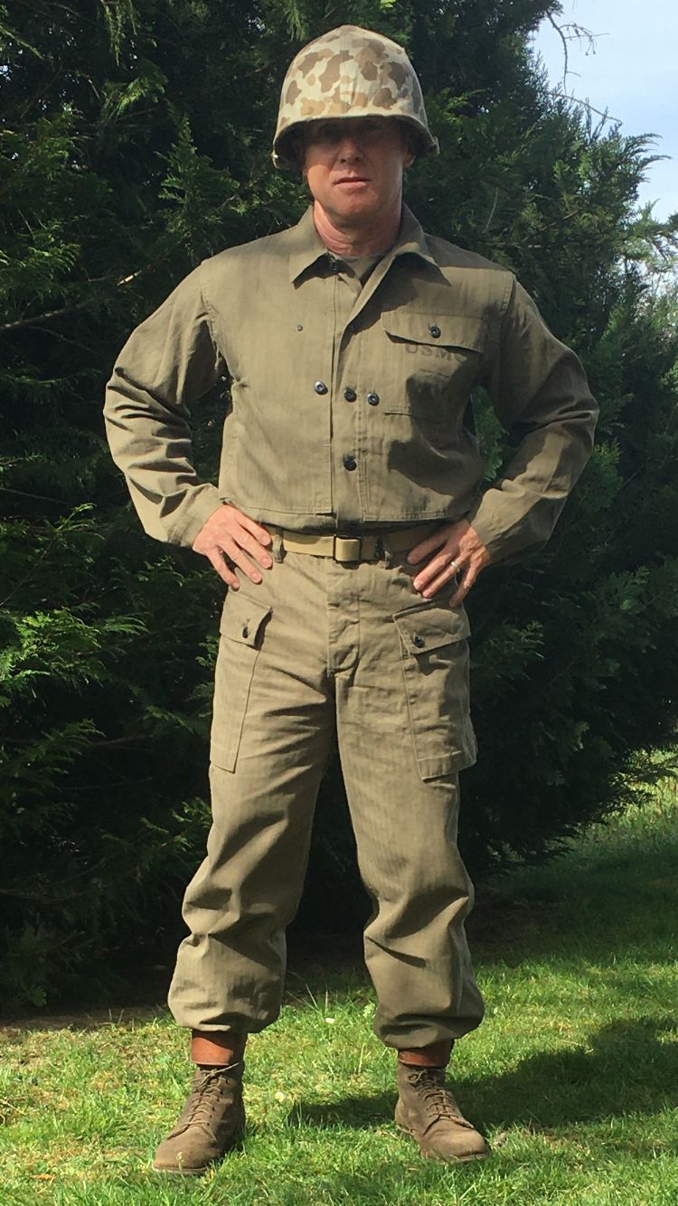 Customer photo review of USMC P-44 HBT Utility Jacket