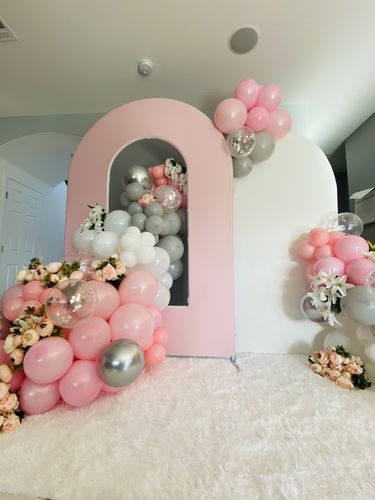 Customer photo review of 5X7ft Open Wall with Backdrop Cover for Party Decoration