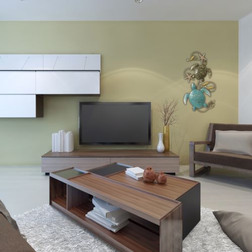 Customer photo review of Metal Wall Art 90x50 SNEAK AWAY