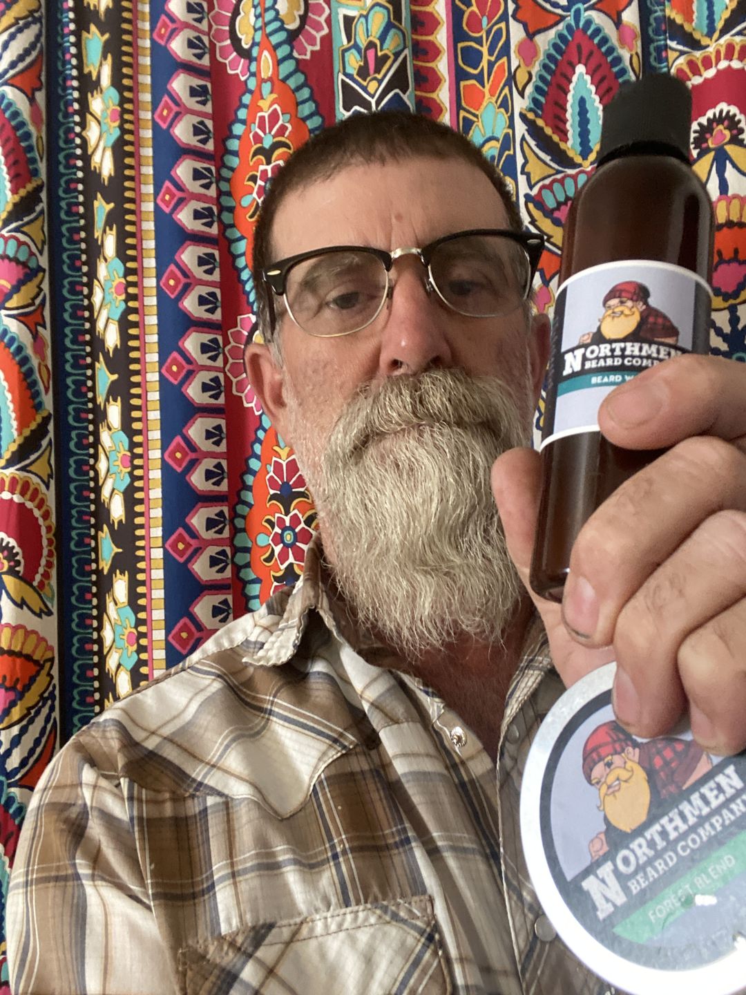 Customer photo review of Beard + Hair Wash