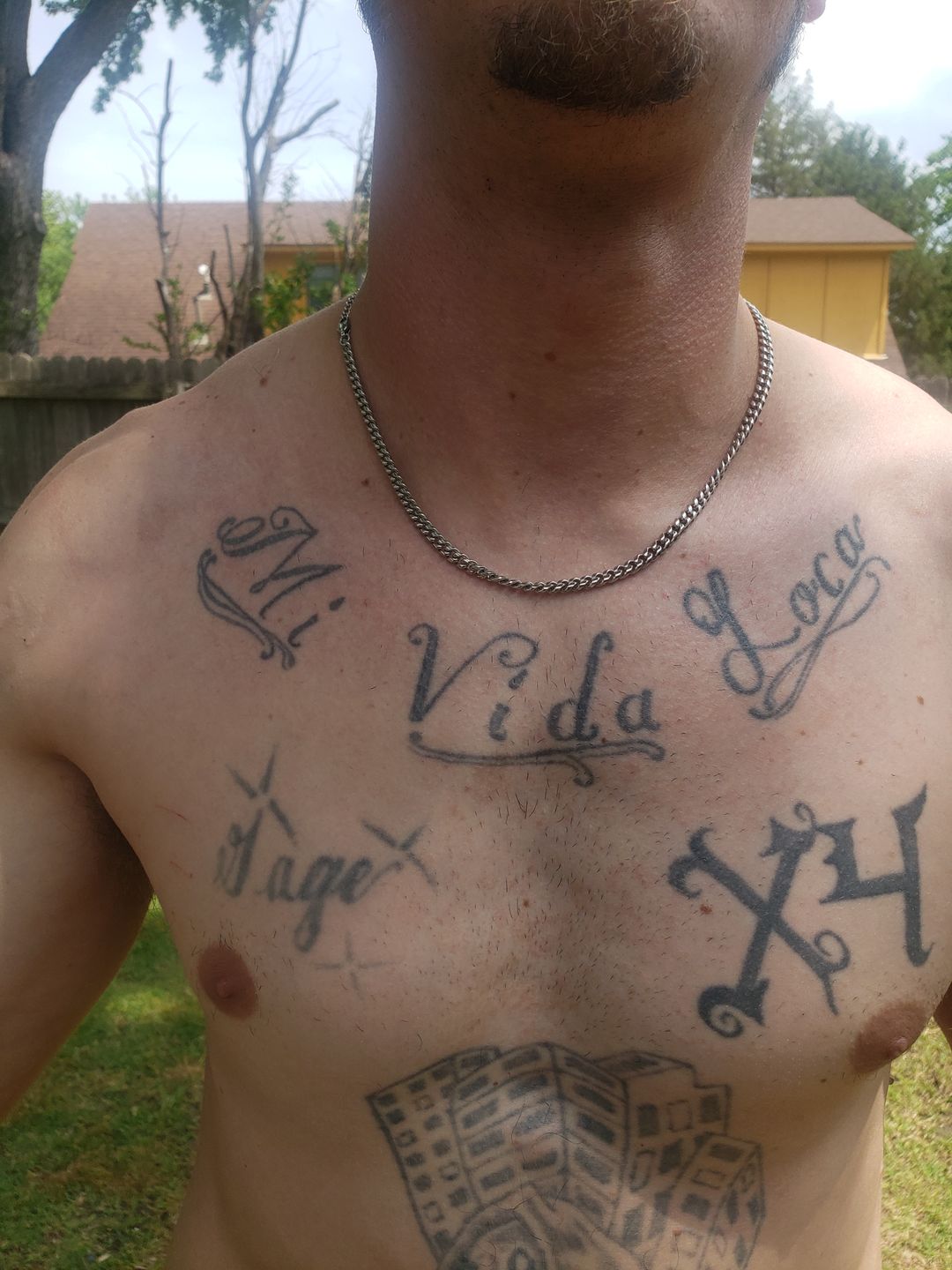 Customer photo review of Gift For My Man, Link Chain Necklace: The Day I Met You...