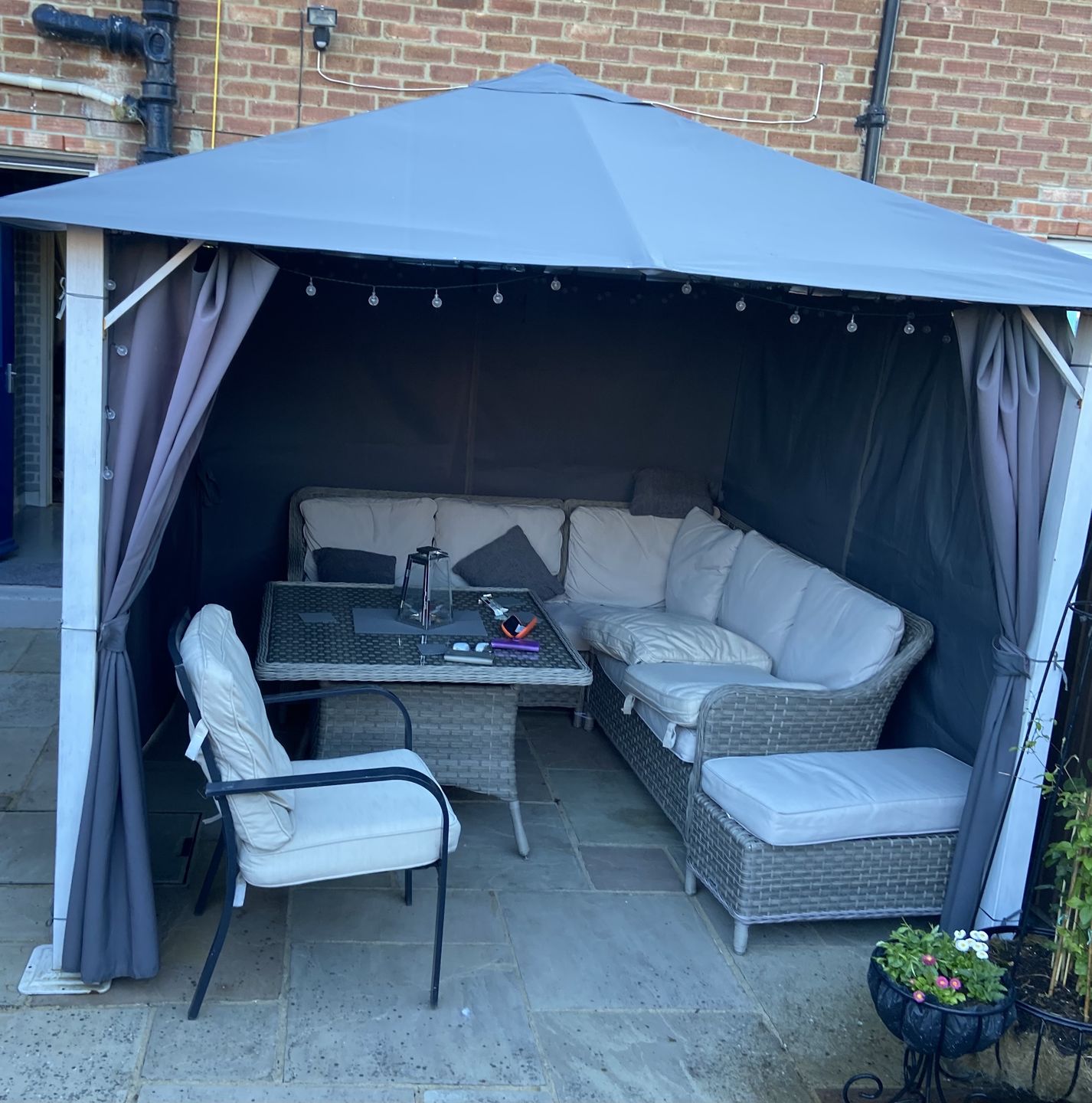 Customer photo review of Glendale Highfield Gazebo Canopy