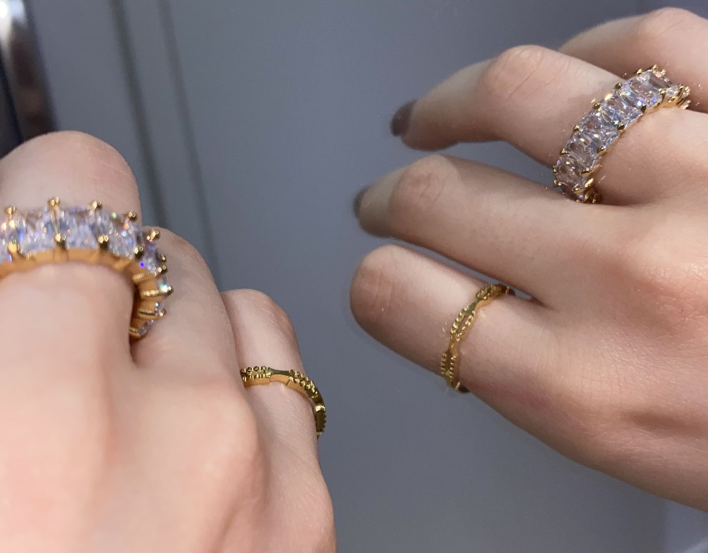 Customer photo review of Sila Ring | 18K vergoldet