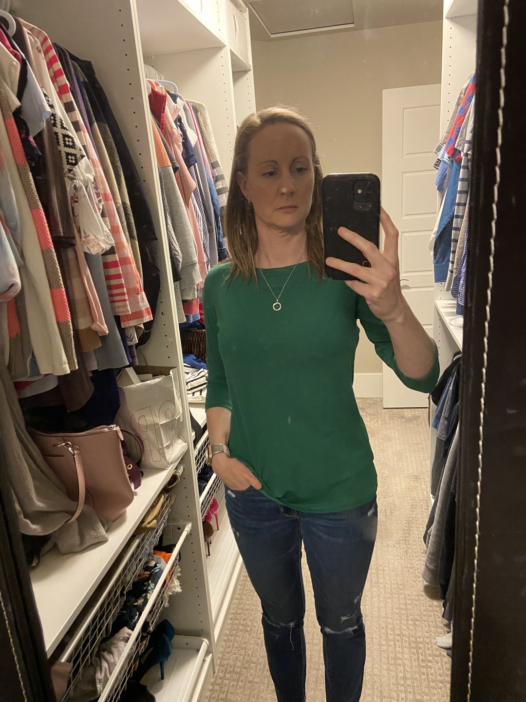 Customer photo review of *Freshly Baked* Boatneck Top