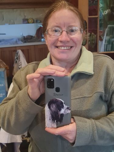 Customer photo review of Custom Pet Phone Case