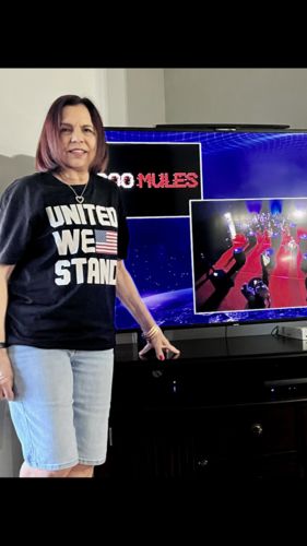 Customer photo review of $20 Special | United We Stand Tee