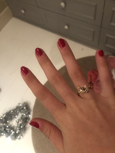 Customer photo review of Bee My Honey Candle - 925 Sterling Silver Bee Ring Collection
