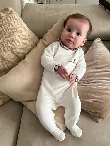 Customer photo review of Tutina Bianca dettaglio Maculato