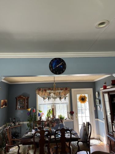 Customer photo review of Modern Visions Geometric Wall Clock