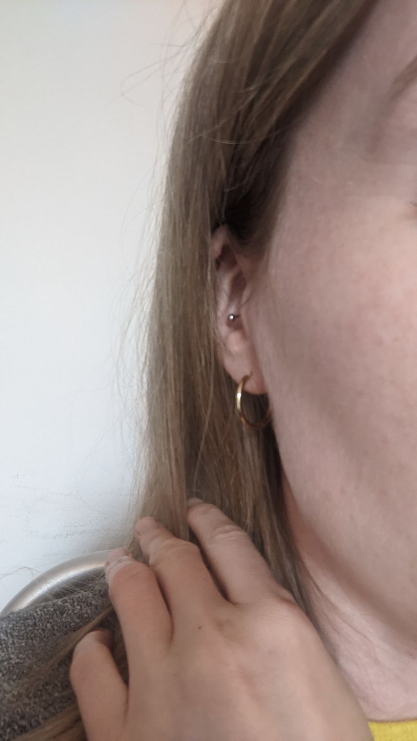 Customer photo review of Essential Earrings Small