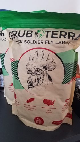 Customer photo review of GrubTerra Dried Larvae