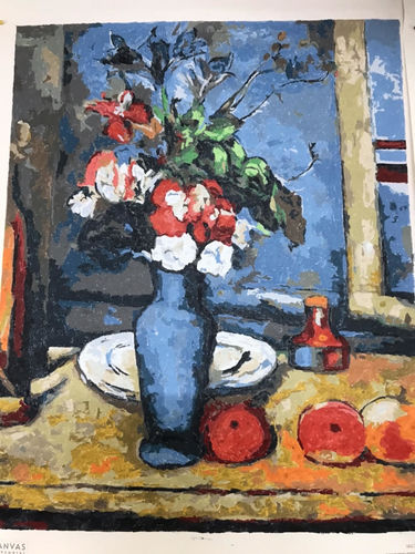 Customer photo review of Le Vase Bleu - Paint by Numbers