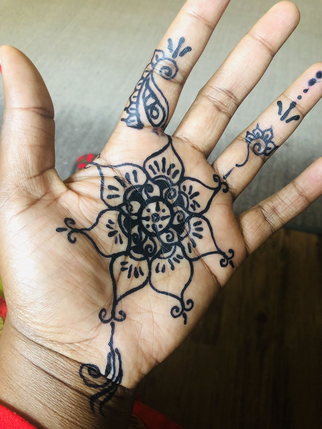 Customer photo review of 1 oz. Jagua tattoo gel combo kit
