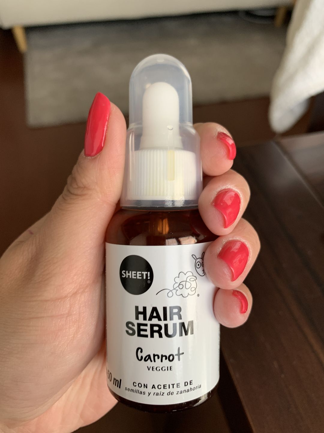 Customer photo review of SERUM ZANAHORIA PELO Y PESTAÑAS