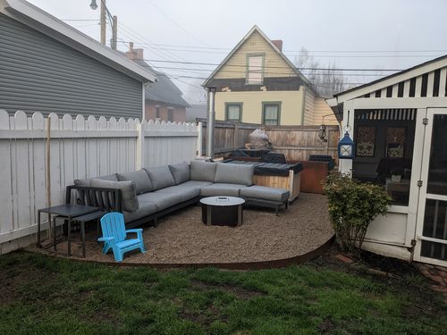 Customer photo review of Wood Burning Hot Tub