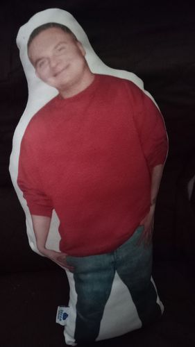 Customer photo review of Create A Custom Object Pillow