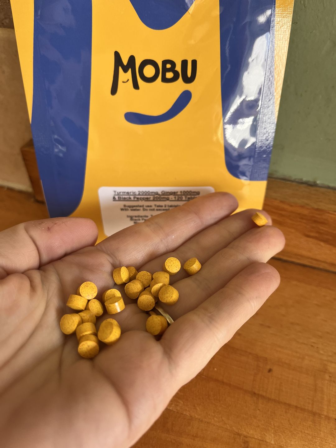 Customer photo review of Turmeric, Black Pepper & Ginger