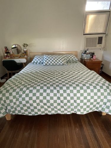Customer photo review of CHECKERED BEDDING SET