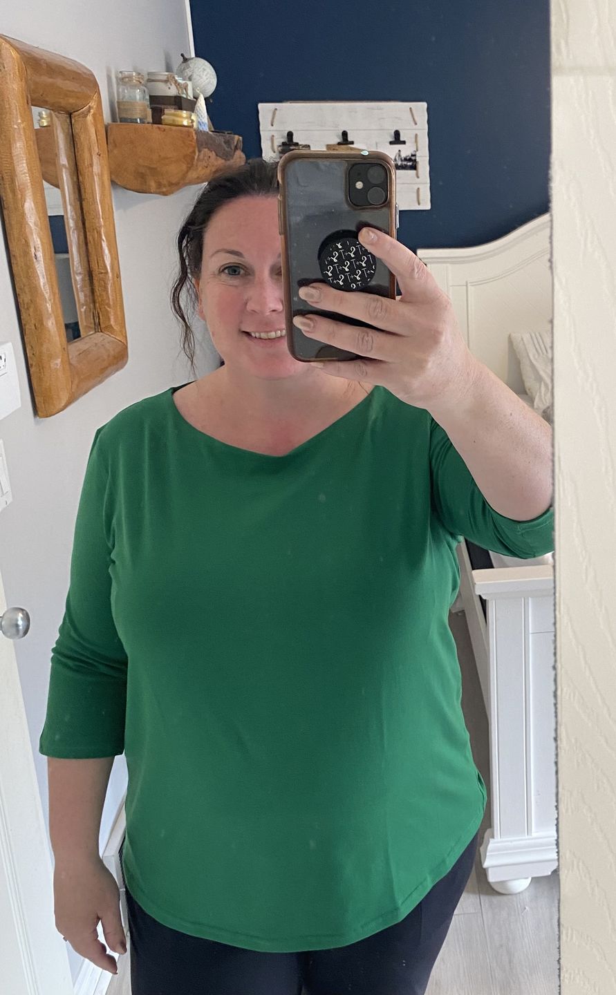 Customer photo review of *Freshly Baked* Boatneck Top