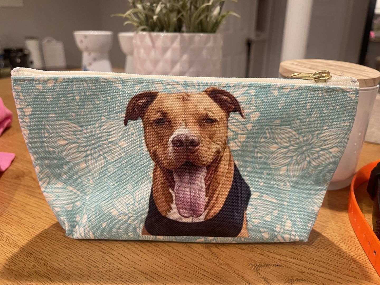 Customer photo review of Custom Pet Art Dopp Kit Bag