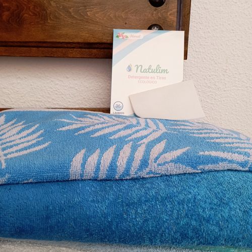 Customer photo review of Eco-Tiras de Detergente 40 lavados Natulim