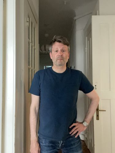 Customer photo review of 9.5 oz Cotton Classic Pocket T-Shirt