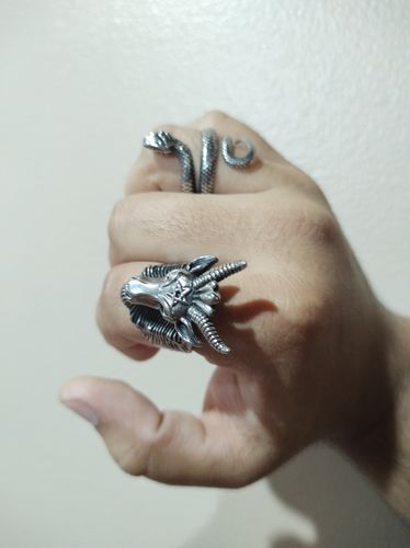 Customer photo review of Snake Ring