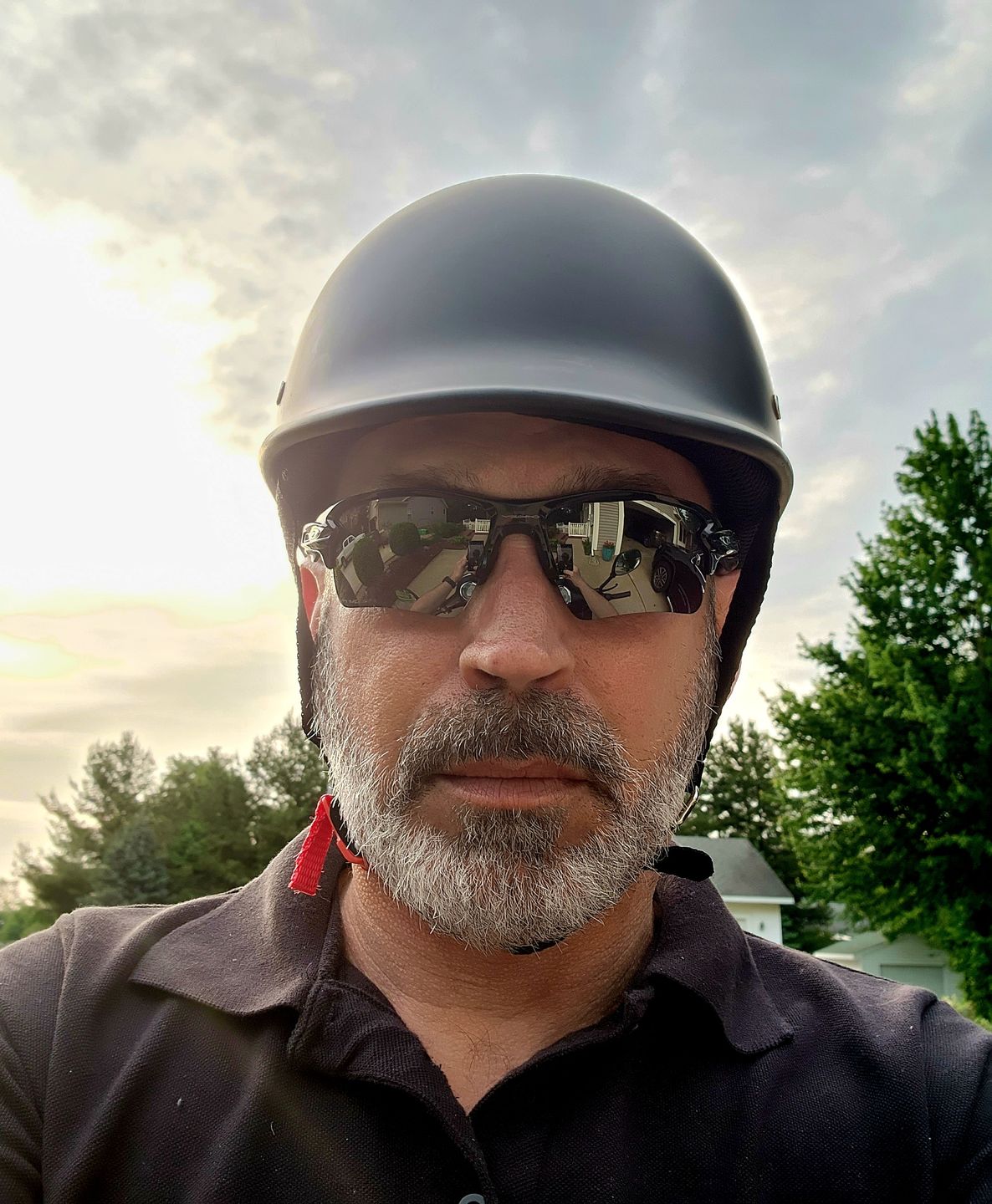 Customer photo review of Smallest SOA Half Helmet