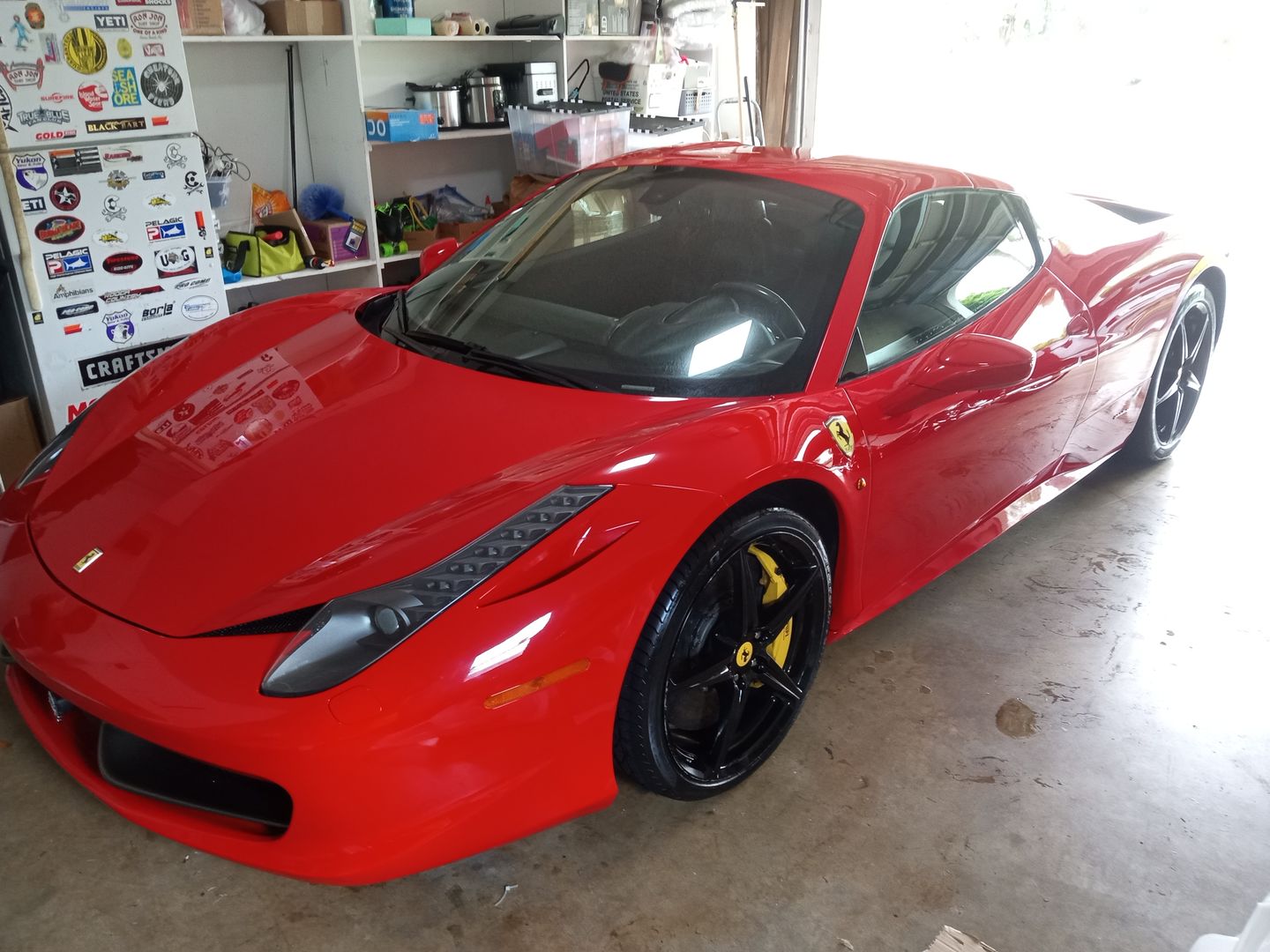 Customer photo review of Diamond Shine Glass Cleaner Gallon