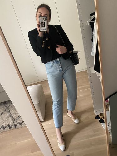 Customer photo review of Emilie Tweed Jacket