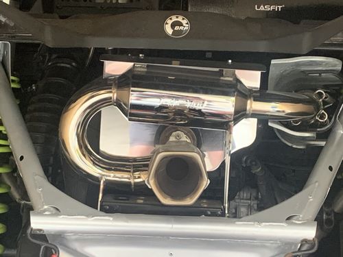 Customer photo review of RPM-SxS X3 Slip On Exhaust Sport Muffler Can Am Maverick X3 Turbo R & RR 2017-2022