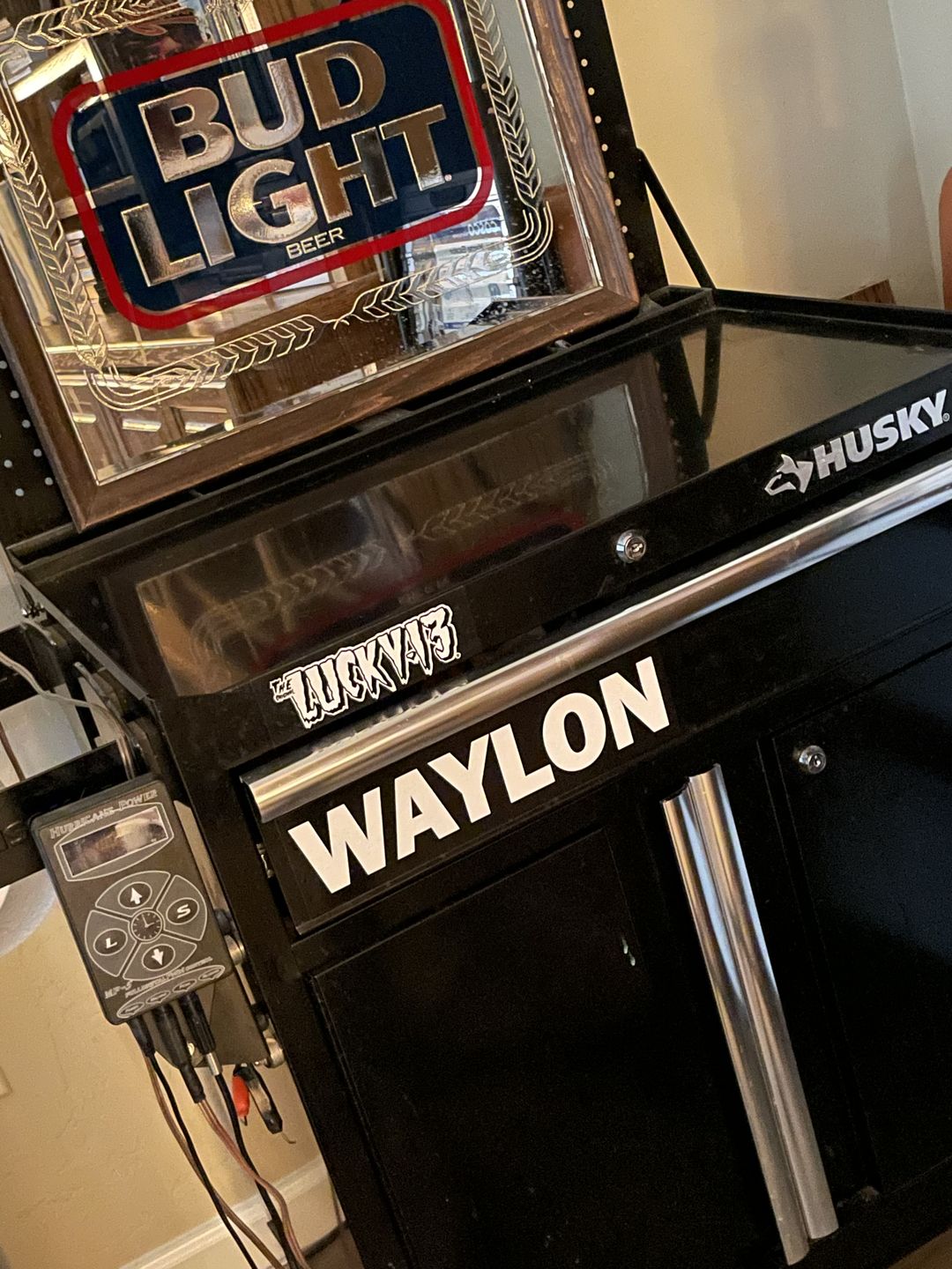 Customer photo review of Waylon Bumper Sticker