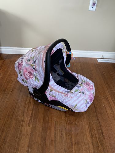 Customer photo review of Summer - Floral Mauve Stripe