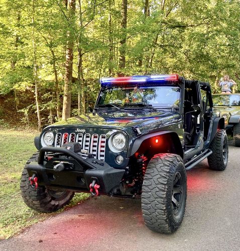 Customer photo review of Complete Light Bar Kit - Dual Row 52 LED LIGHT BAR + Cover + Flag Insert