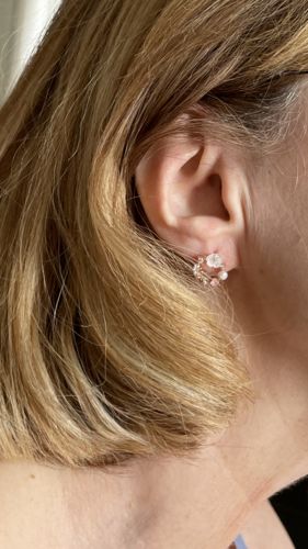 Customer photo review of Boucles d'oreilles Eve
