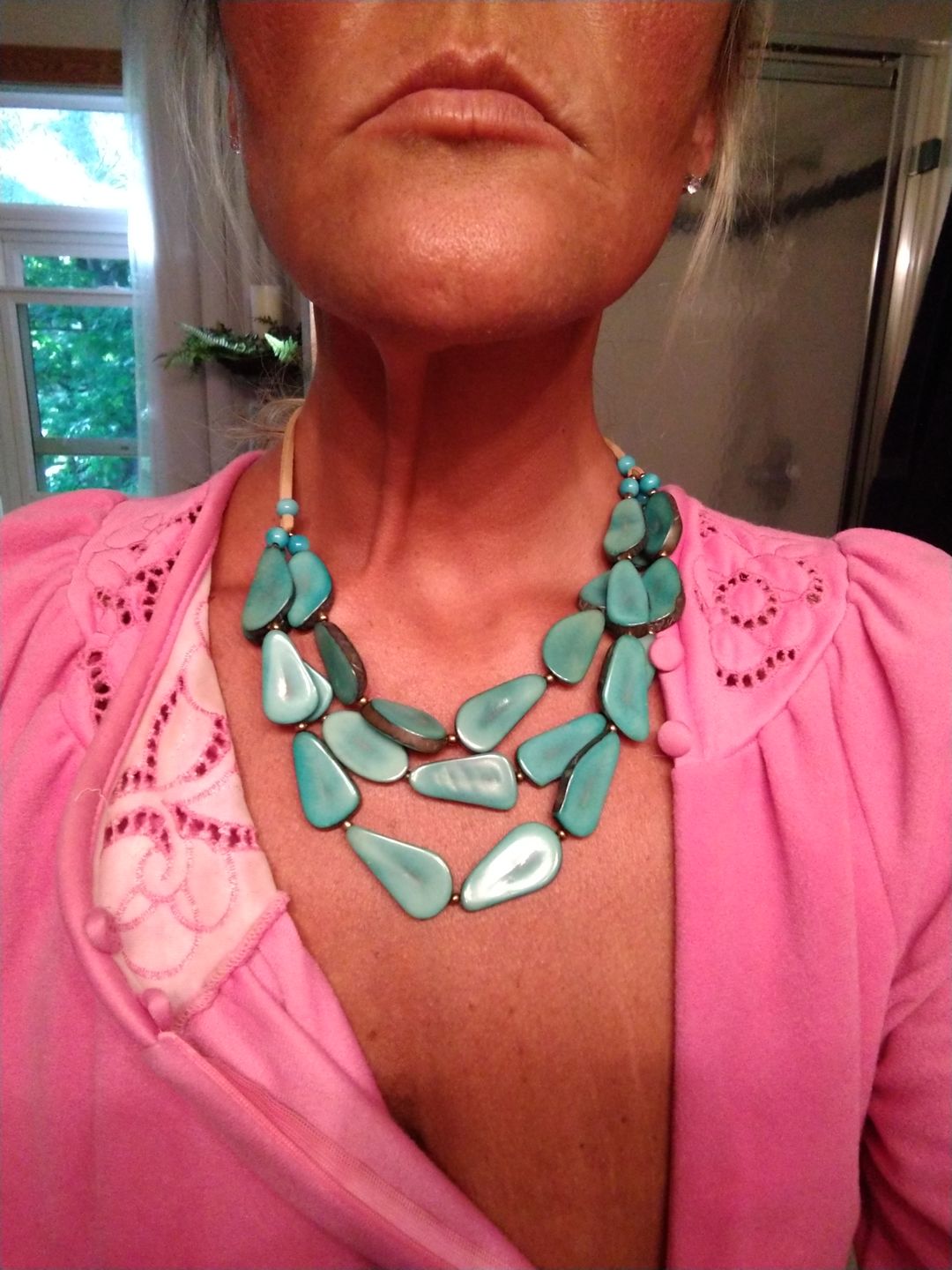 Customer photo review of Alma Necklace