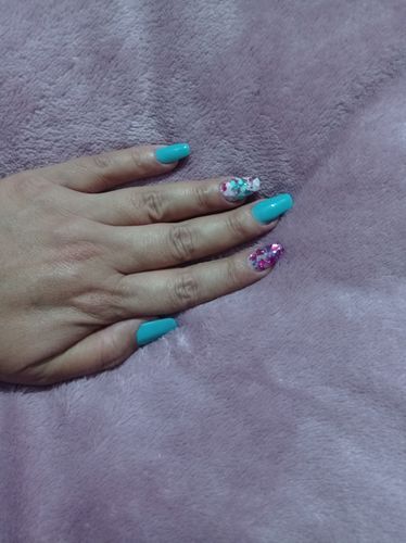 Customer photo review of Acrílico Colección Hadas 4 pzas Fantasy Nails