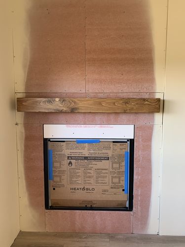 Customer photo review of Rustic Mantels