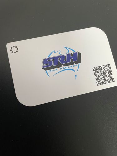 Customer photo review of Tapt Custom Digital Business Card