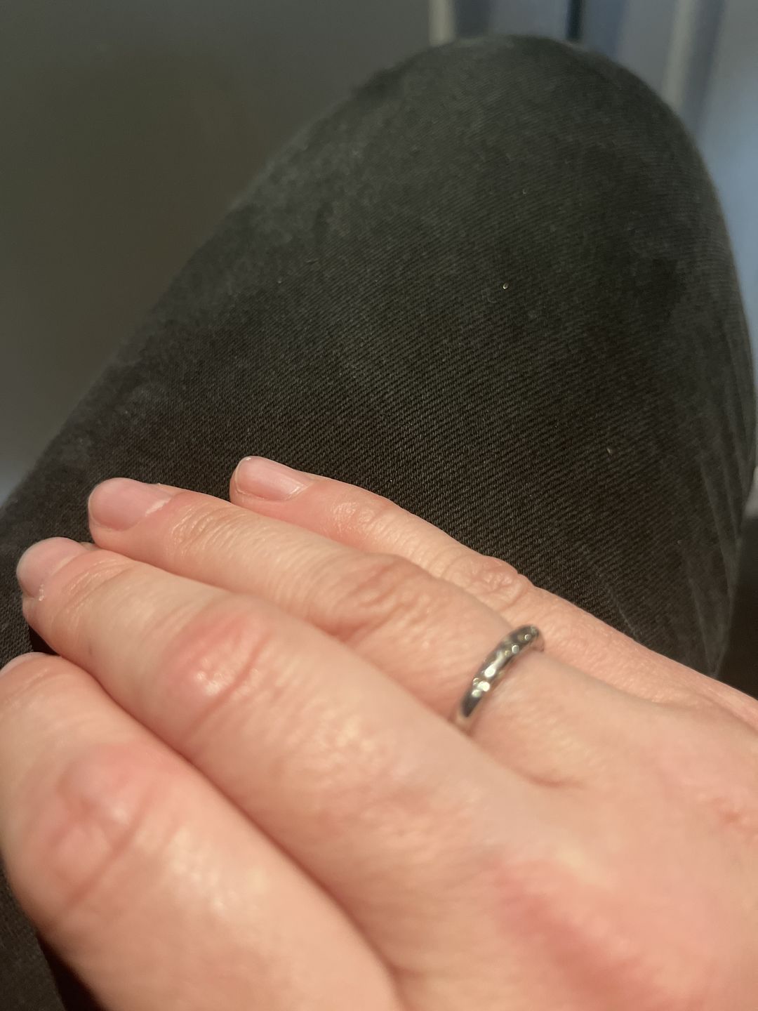 Customer photo review of Allegro Stacking Band Ring