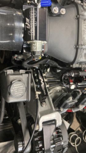 Customer photo review of LS1 Vacuum/Boost Billet Aluminum Distribution Block w/ Valley Cover Bracket 10-10023KIT