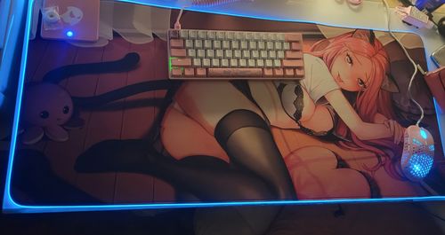 Customer photo review of Belle Delphine P1 - Mousepad XL